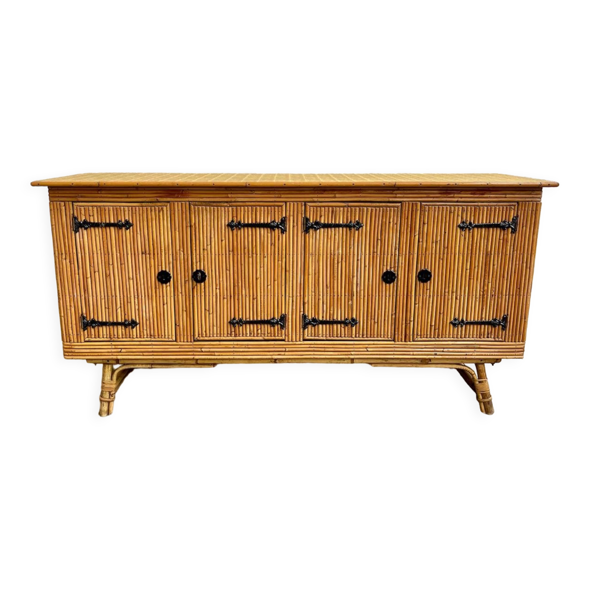Rattan sideboard