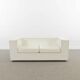Throw Away Sofa by Willie Landels for Zanotta 1965 in white vinyl