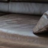 Roche Bobois leather sofa