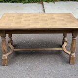 Table à manger de ferme extensible rénovée en bois 260cm du 19ème