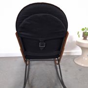 Leren Nonna fauteuil à bascule Paul Tuttle, Strässle, fauteuil à bascule