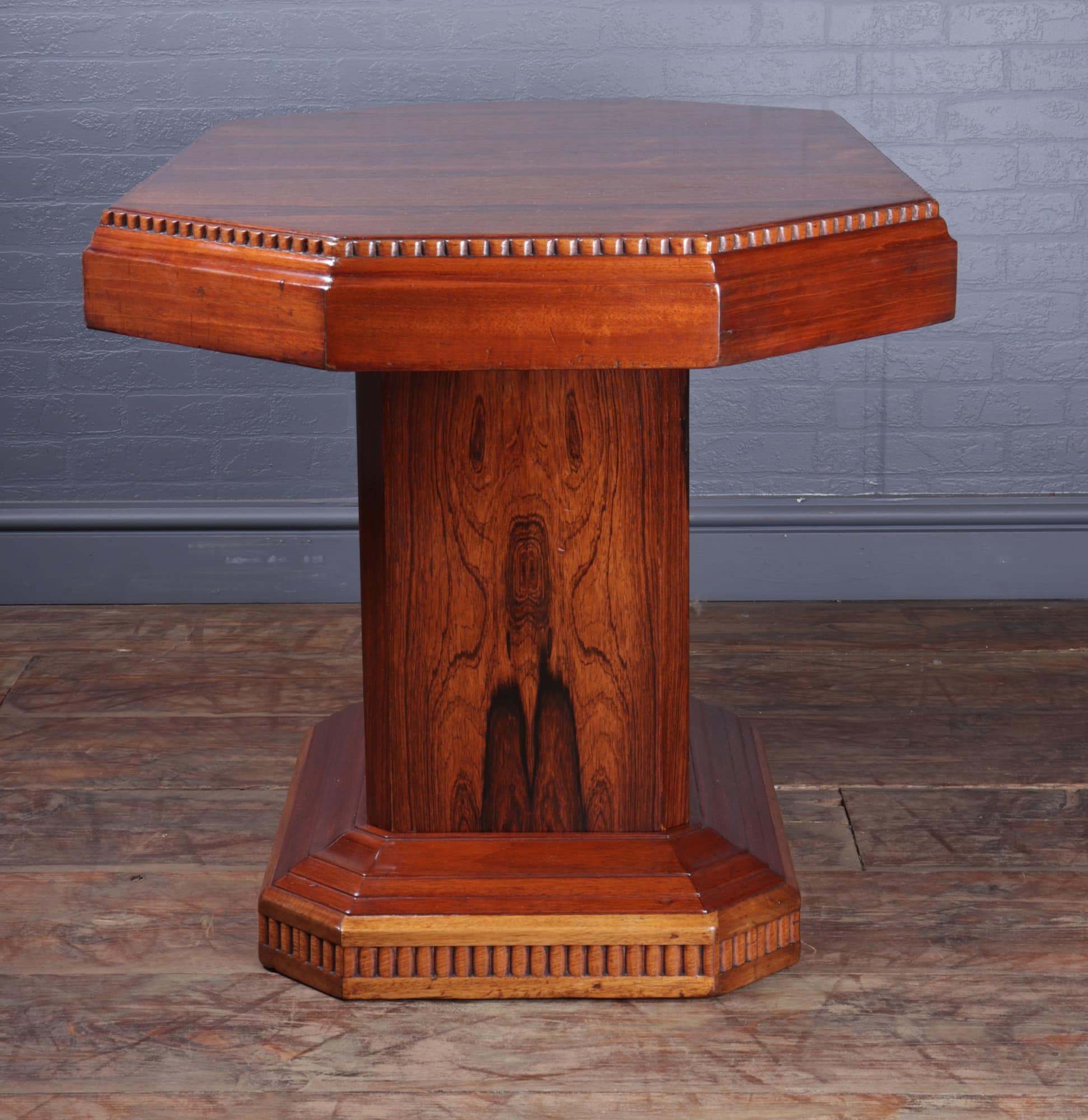 French Art deco rosewood coffee table c 1920