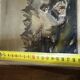 Alpine Table Carved and Painted Signed - Mid Century Chalet Ambiance