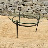 Vintage coffee table by Roger Le Bihan