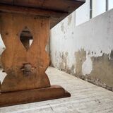 Monastery-style farmhouse table, pine, 210cm