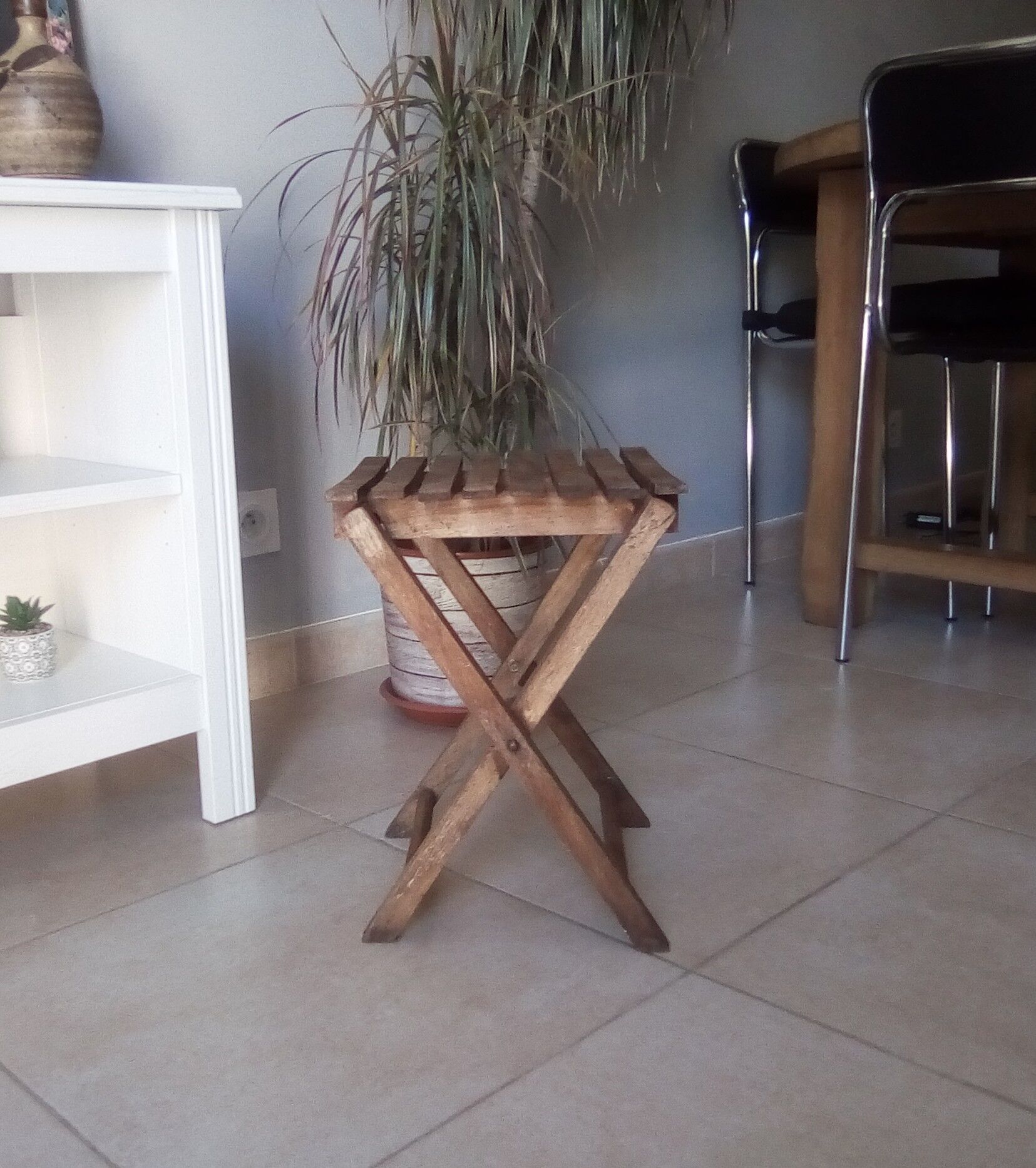 Vintage folding stool 60s/70s