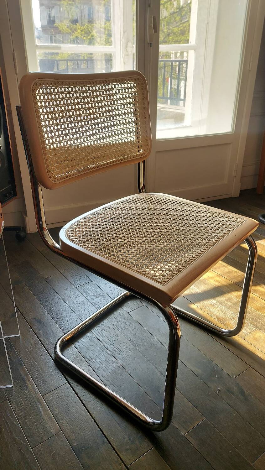 Vintage Cesca B32 chair by Marcel Breuer - Made in Italy