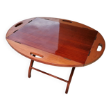 Boat Folding Mahogany Coffee Table