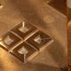 Peter Ghyczy T18 side tables, 1970s design polished brass (40x40x52)
