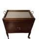 vintage mahogany serving table