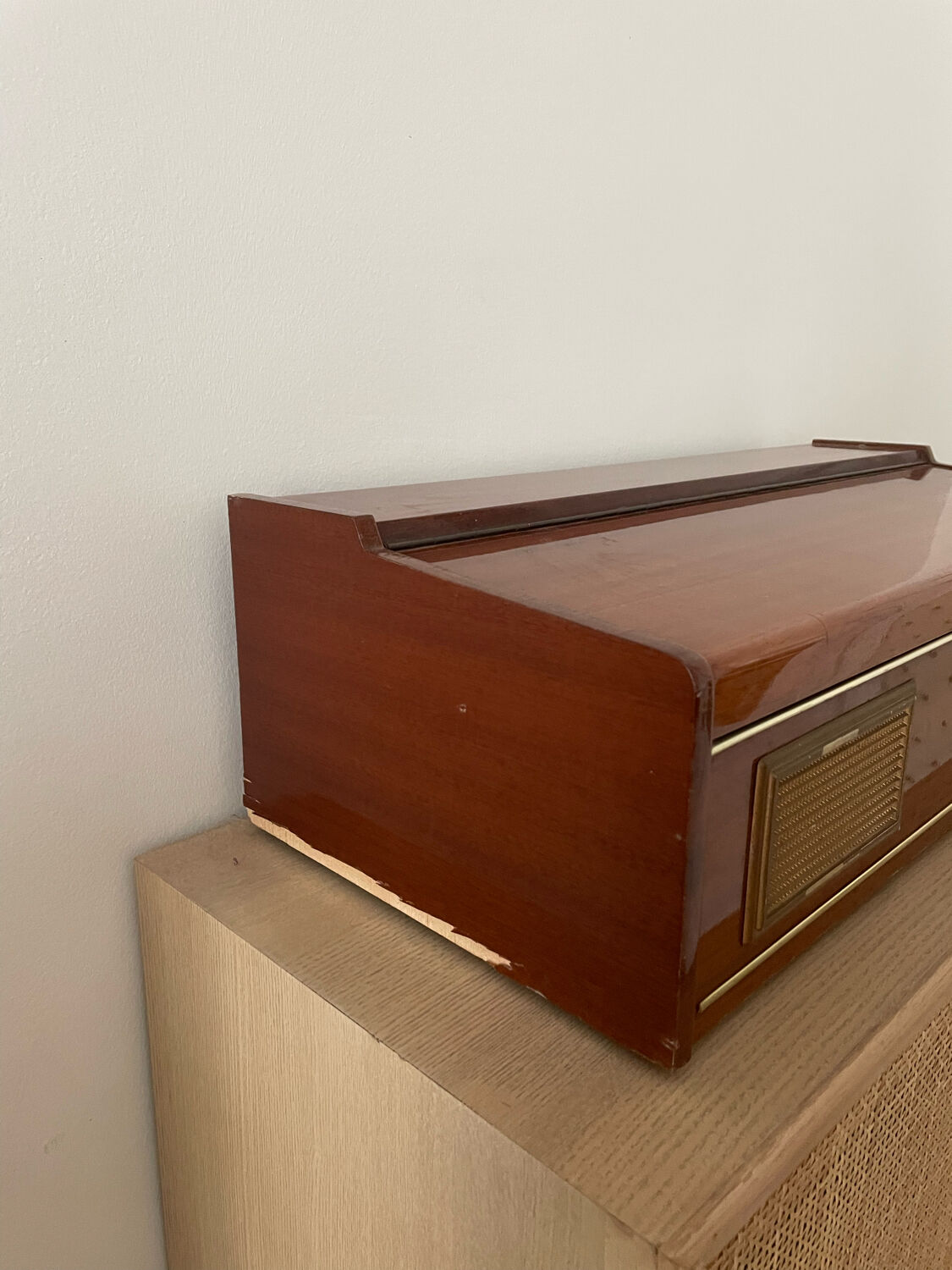 Vintage wooden piano