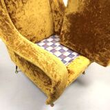 Pair set of 2 armchairs, italy 1950s