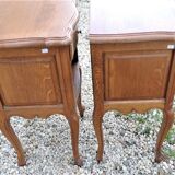 Pair of oak bedside tables
