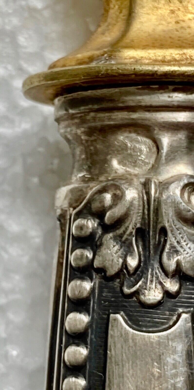 Minerva punch solid silver cake shovel - art deco - N°3