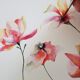 Watercolor of magnolias