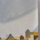 Cubist city, oil on canvas signed Remi 1986