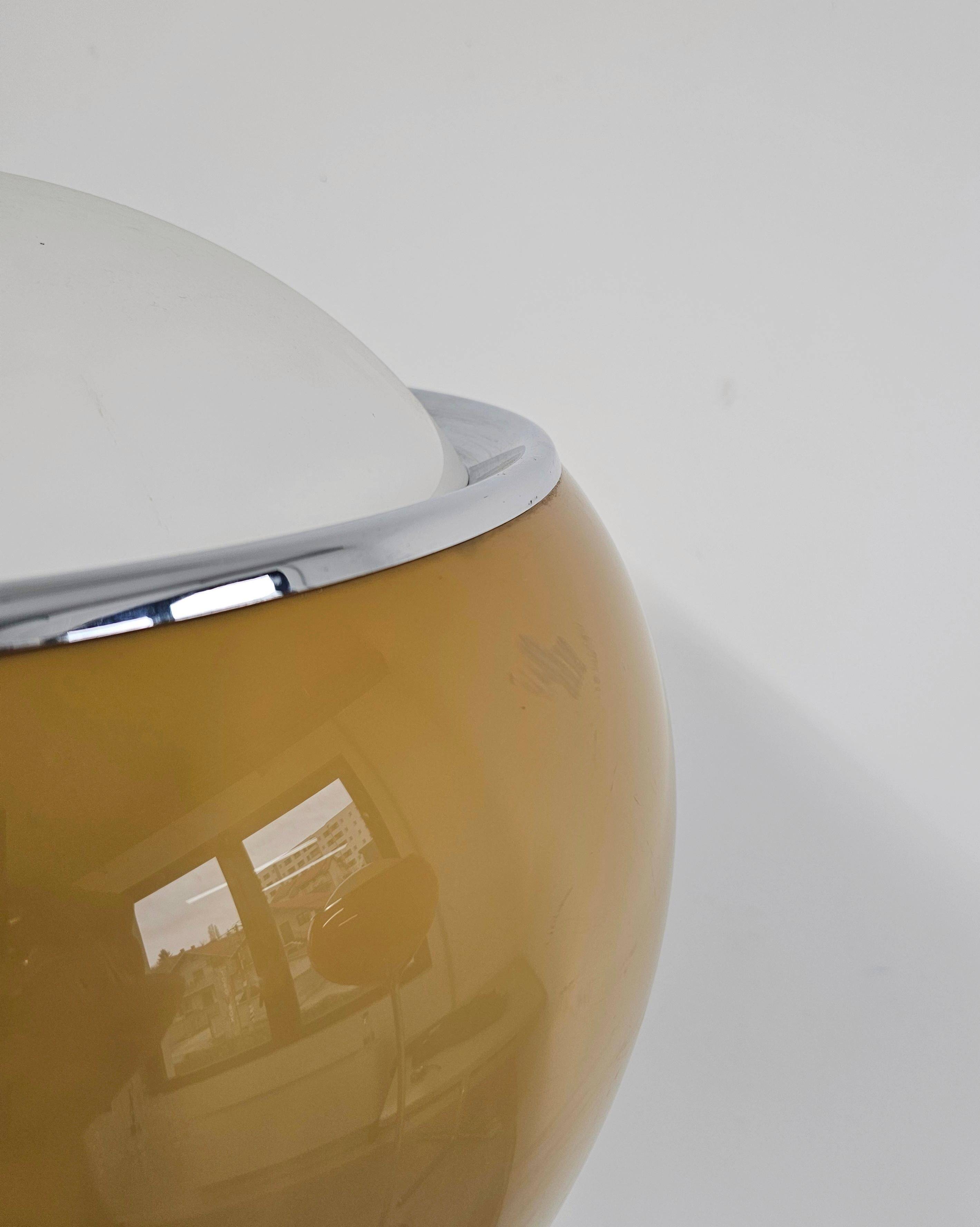 Mid-Century Floor Lamp "Flash" or "Large Bud" by Harvey Guzzini