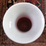 Vase in gold and red opaline