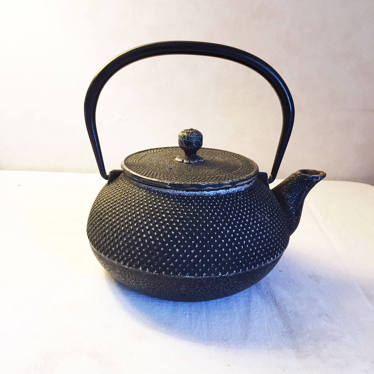 Japanese cast-glass teapot
