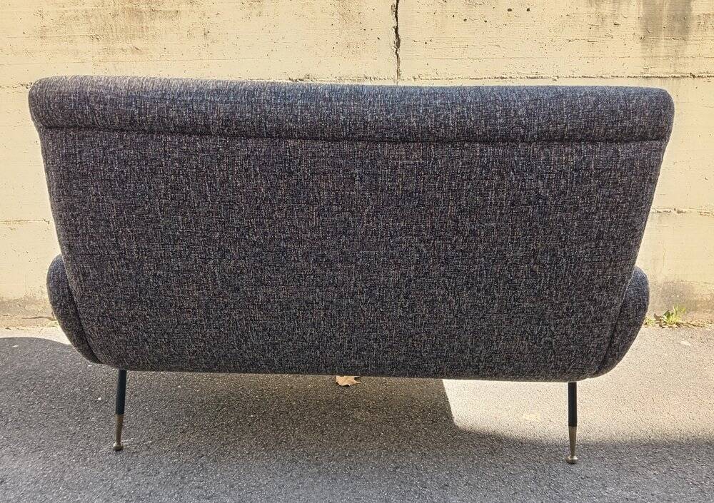 Vintage bouclé sofa, 1950s