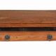 Table furniture de metier brown small bedside old teak drawer piece of origin india