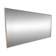 Art Nouveau bistro mirror in Venetian eglomisé glass