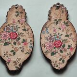Pair small Italian mirrors