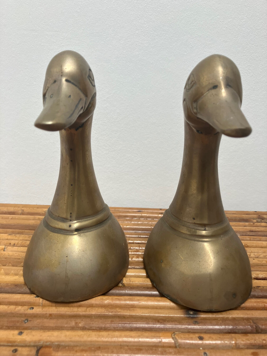 Brass Duck bookends