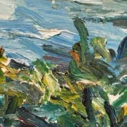 Original Swedish Oil on Canvas – “Lush Landscape” – Signed – Vintage & Framed