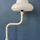 Mid-century mushroom floor lamp with a white plexiglass shade.