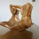 Very large olive wood fruit bowl, 1970, unique item.