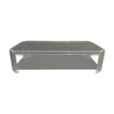 David Lange double-plated coffee table