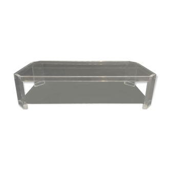 Table basse à double plateau David Lange