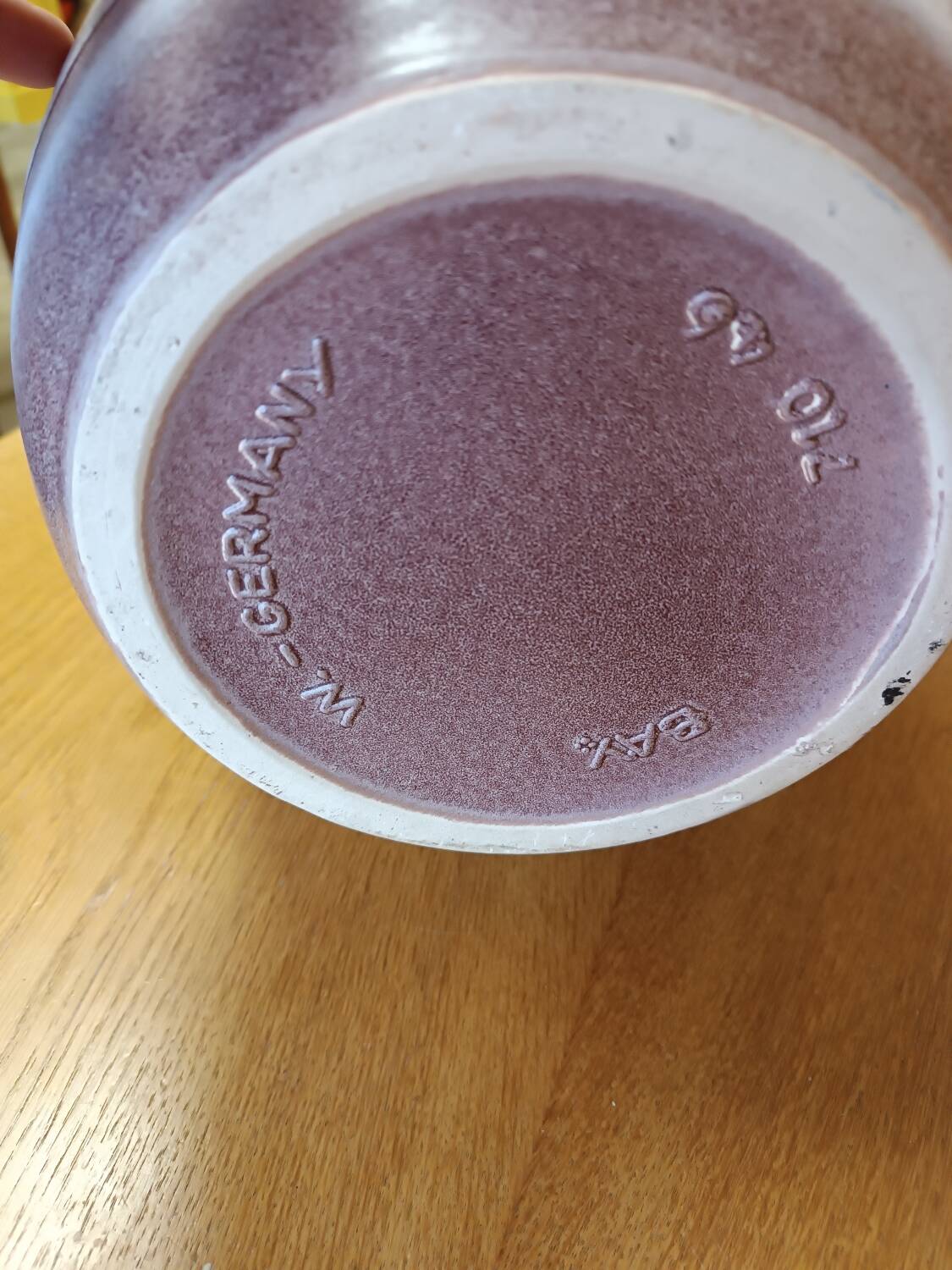 Taupe colored German ceramic 70's