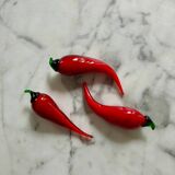 Six "Spicy" Murano glass knife rests - 1970.