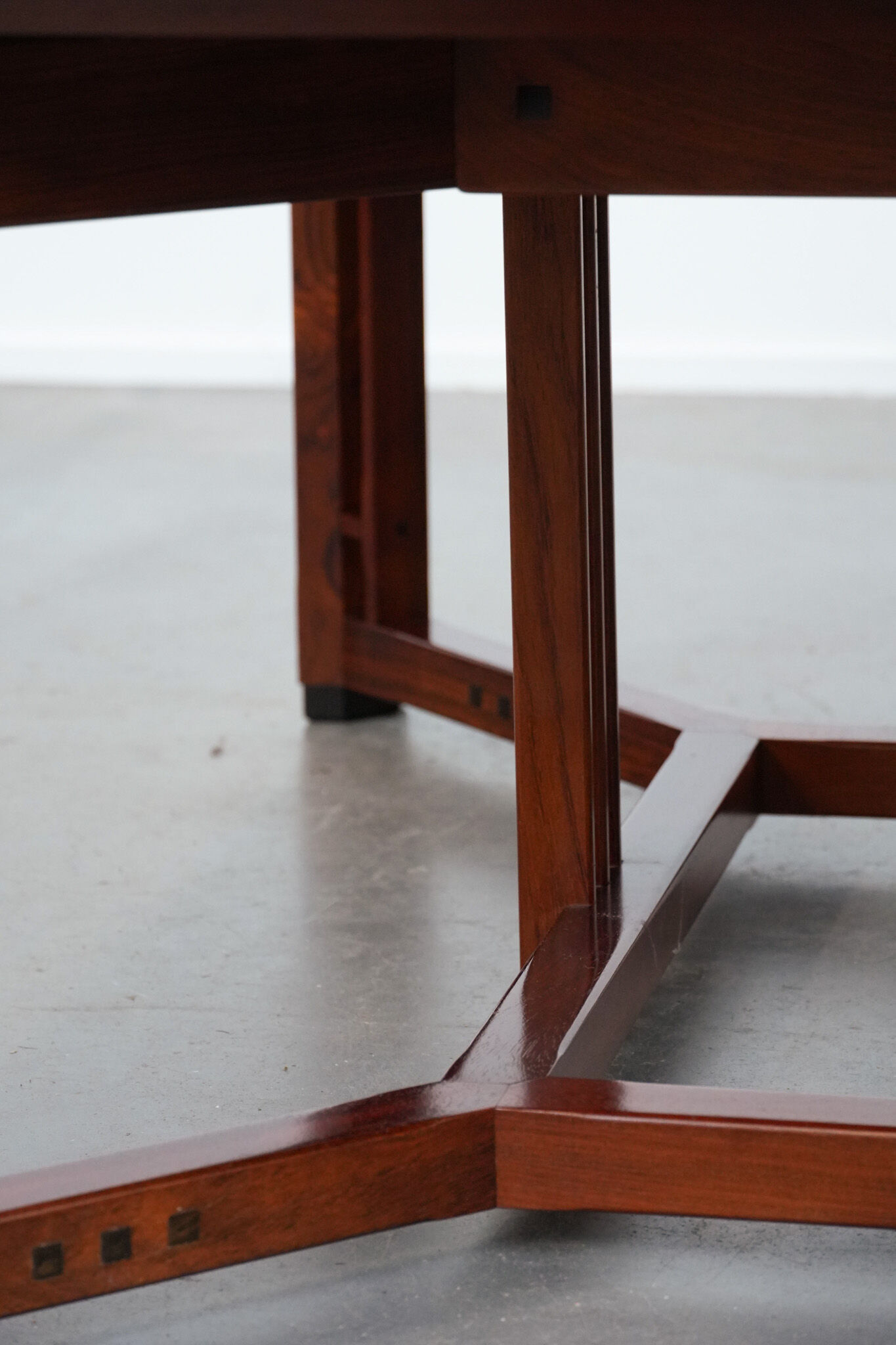 Beautiful and large square Art Deco coffee table