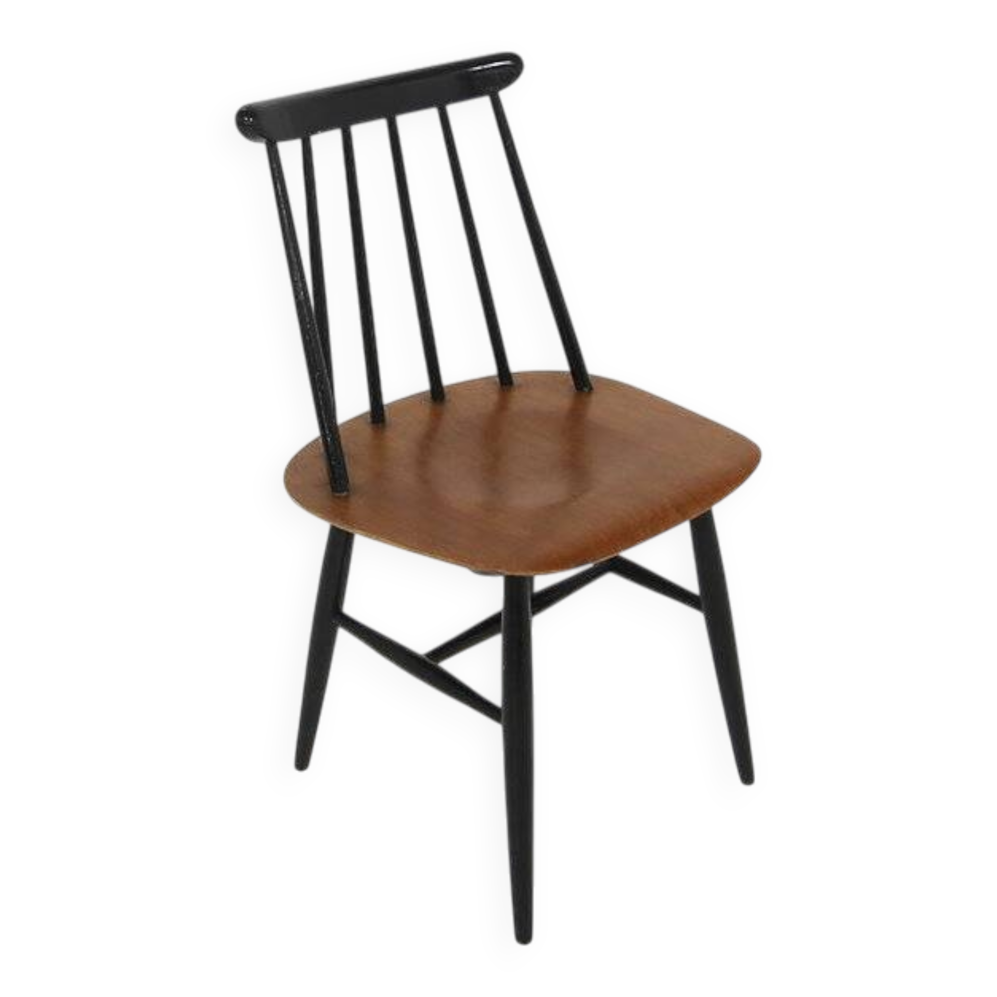 Chaise scandinave "pinnstol" Fanett par Ilmari Tapiovaara, Suède, 1960