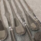 6 silver-plated metal lobster picks by Christofle Malmaison, 18cm