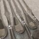 6 silver-plated metal lobster picks by Christofle Malmaison, 18cm