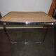 Chrome cane folding chairs 1970