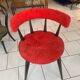 Chaise vintage scandinave moumoute circa 1960