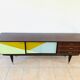 Vintage graphic sideboard 1965