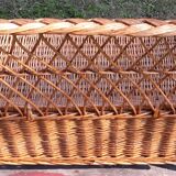 Wicker child's box bench