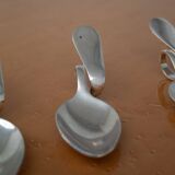 12 cuillères de dégustation en argent de Broggi Milano