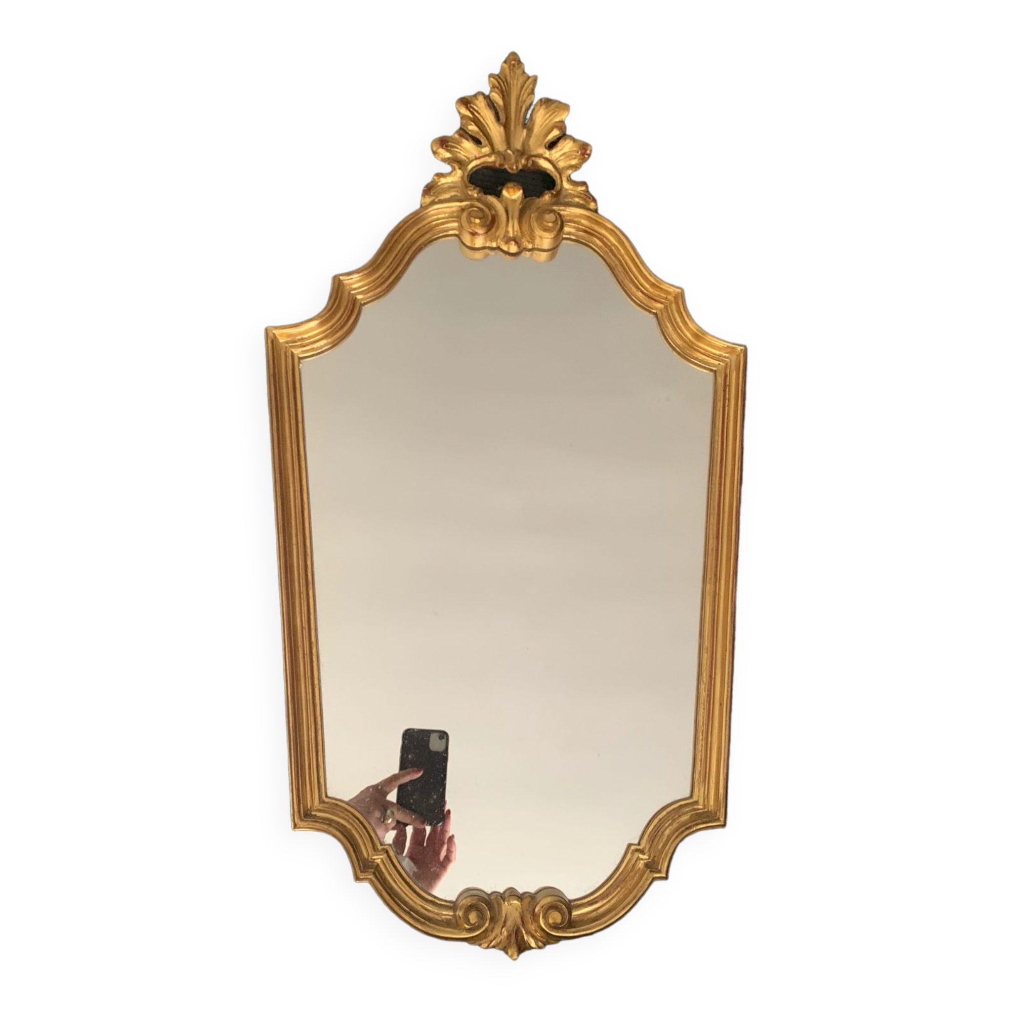 Large mirror gilded frame