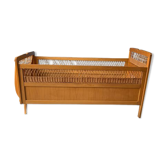 Rattan cot