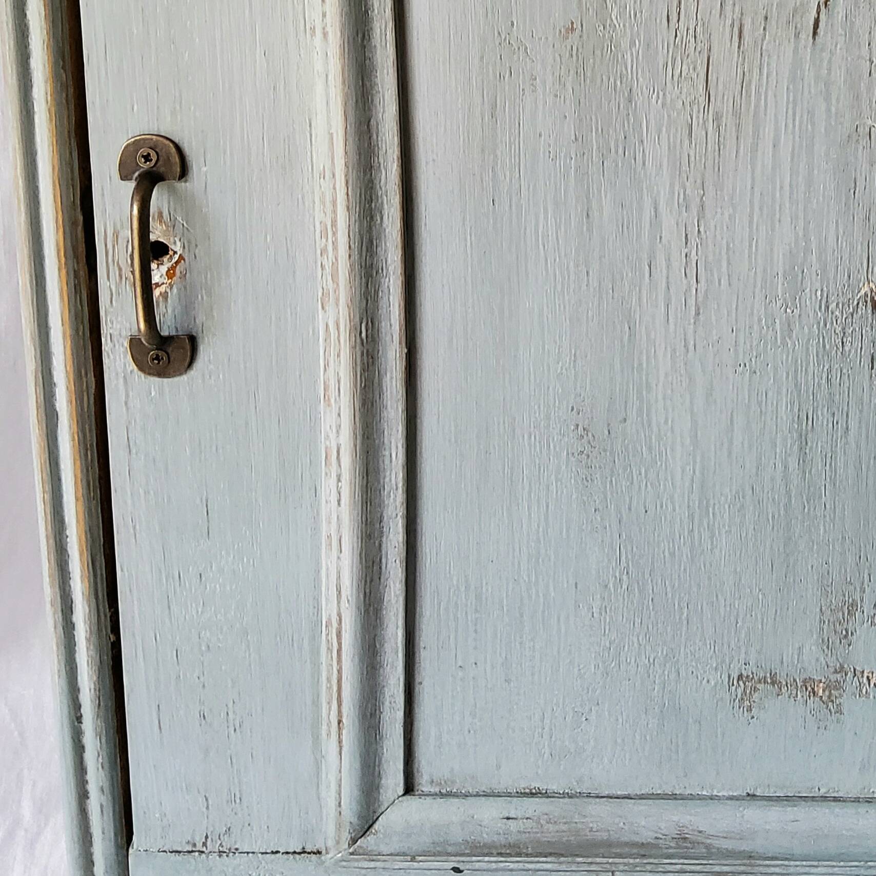 Weathered bathroom cabinet