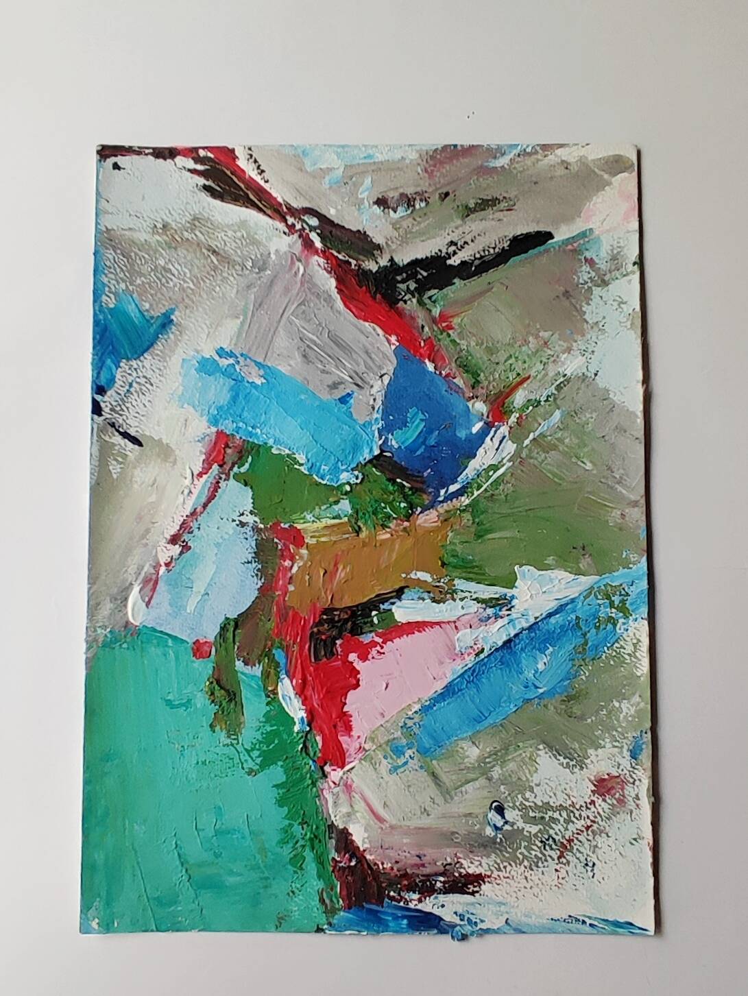 Original abstract painting Nicolas de Stael