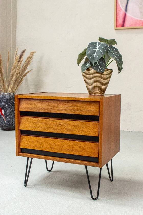 Vintage Teak Mid Century Chest of Drawers, Lowboard, Sideboard