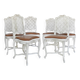 Suite de 6 chaises cannées de style Régence